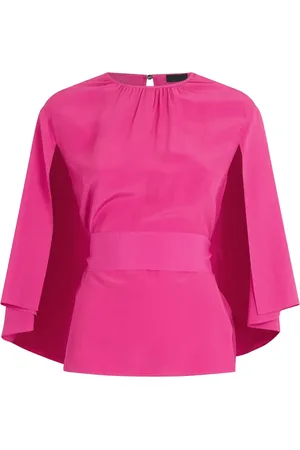 Liu Jo Belted crepe de chine blouse