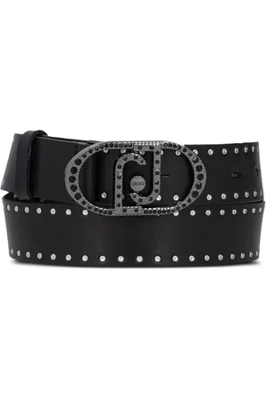 Liu Jo Stud-embellished leather belt