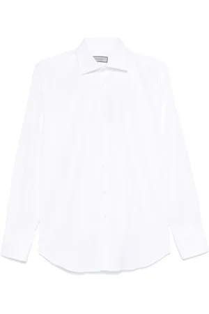 CANALI Cut-away collar shirt