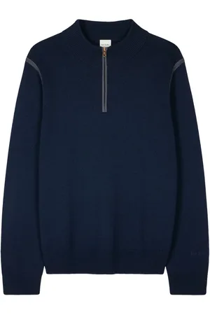 Paul Smith Half-zip merino wool sweater