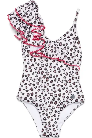 MONNALISA Leopard-print swimsuit