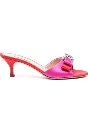 Casadei 50mm satin sandals
