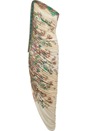 Etro Single-shoulder maxi dress