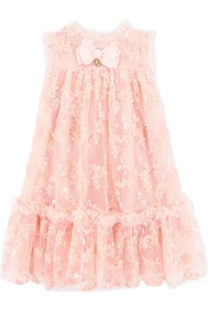 Angels Face Sequin Flowers Tulle dress