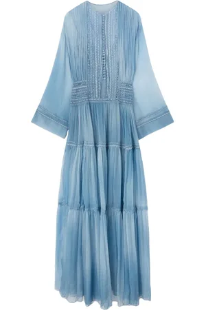 ERMANNO SCERVINO Lace-detailing maxi dress