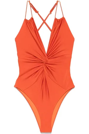 PATBO Jersey plunge swimsuit