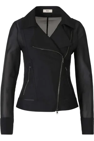 HERNO Zip-up biker jacket