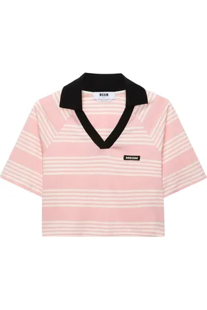 Msgm Striped polo shirt