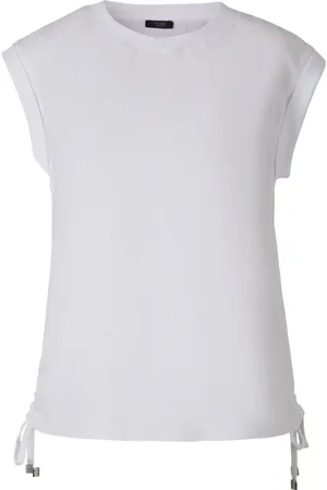 PESERICO SIGN Gathered cotton T-shirt