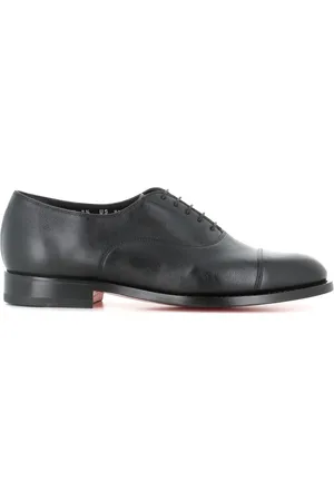 santoni Leather oxford shoes