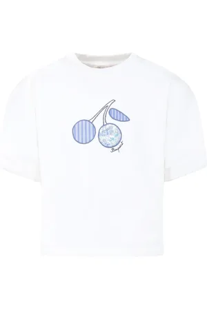 BONPOINT Logo-embroidered cotton t-shirt