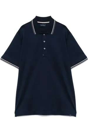 Paul & Shark Stripe-trim polo shirt