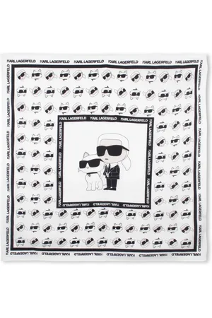 Karl Lagerfeld Logo-print scarf