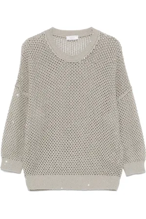 PESERICO SIGN Open-knit sweater