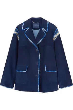 ERMANNO SCERVINO Single-breasted suede jacket