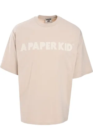 A PAPER KID Logo-print T-shirt