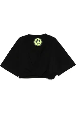BARROW Cropped jersey T-shirt