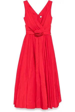 NISSA Floral-appliqu?? maxi dress