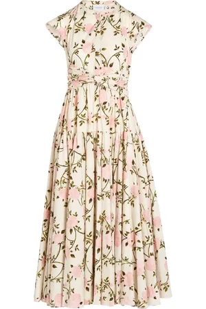Giambattista Valli Rosier-print poplin dress
