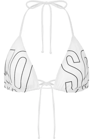 Moschino Logo-print bikini top