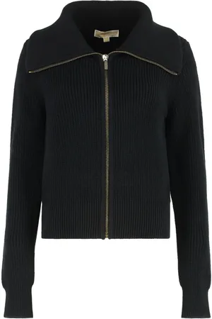 Michael Kors Ribbed-knit zipped cardigan