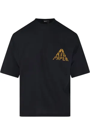 A PAPER KID Logo cotton t-shirt