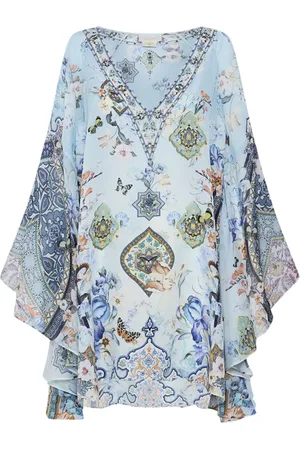 Camilla Graphic-print mini dress
