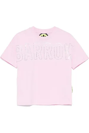 BARROW Studded jersey T-shirt