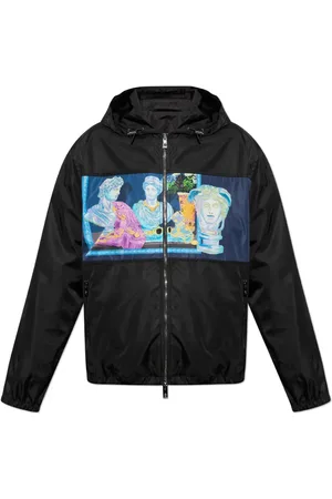 VERSACE Statue-print track jacket