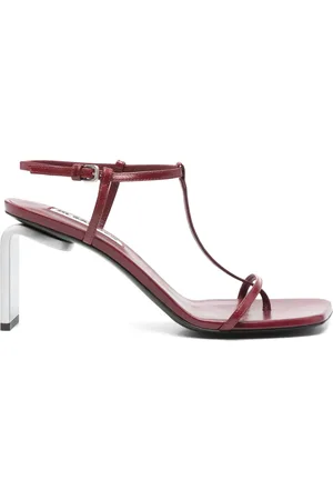 Jil Sander 80mm metal-heel sandals
