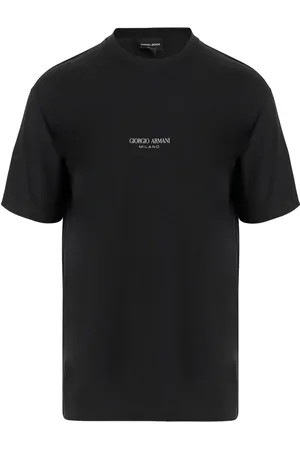 Giorgio Armani Logo-print cotton T-shirt