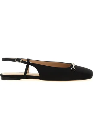 Twin-Set Satin slingback pumps
