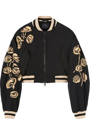 ERMANNO SCERVINO Floral-embroidered bomber jacket
