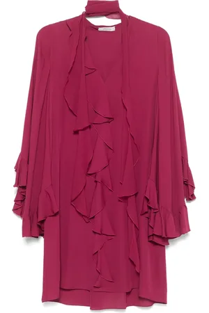 Dorothee Schumacher Ruffle-trim georgette mini dress