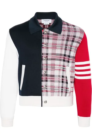 Thom Browne 4-Bar jacquard bomber jacket
