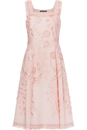 Alberta Ferretti Broderie-anglaise midi dress