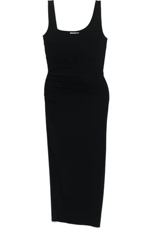 Patrizia Pepe Ruched-detail midi dress