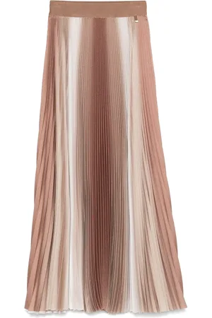 HERNO Ombr??-print maxi skirt