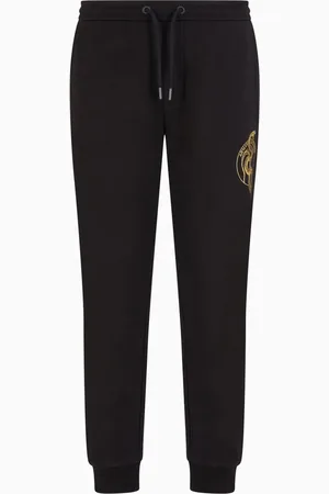 Armani Exchange Logo-embroidered cotton track pants