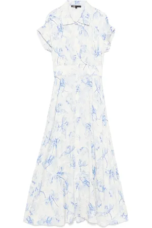 Maje Floral-print maxi dress