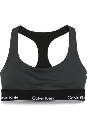 Calvin Klein Logo-waistband sports bra