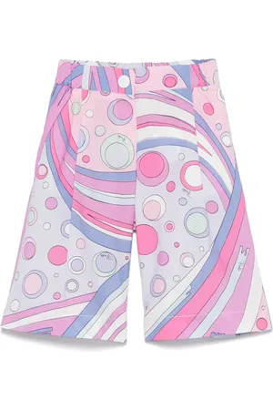 PUCCI Junior Fontane-print trousers