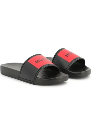HUGO BOSS Logo-print slides