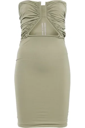 Rick Owens Prong-detail jersey mini dress
