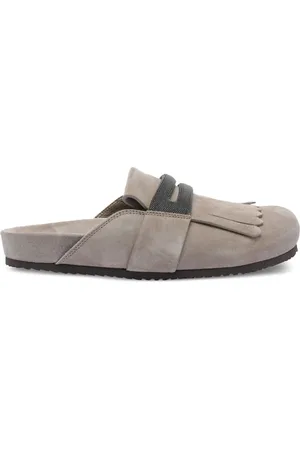 Brunello Cucinelli Suede slides