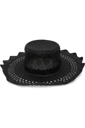 Ruslan Baginskiy Cut out-detail straw hat