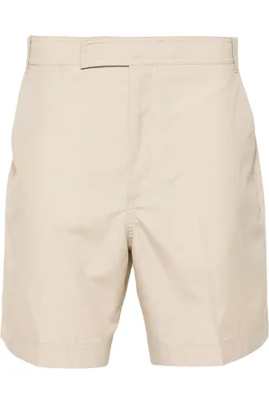 Thom Browne Pressed-crease straight-leg shorts