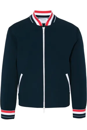 Thom Browne RWB-stripe bomber jacket