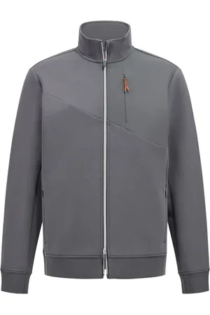 Boggi Milano Zip-up scuba sweatshirt