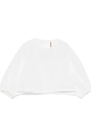 Simonetta Puff-sleeve blouse